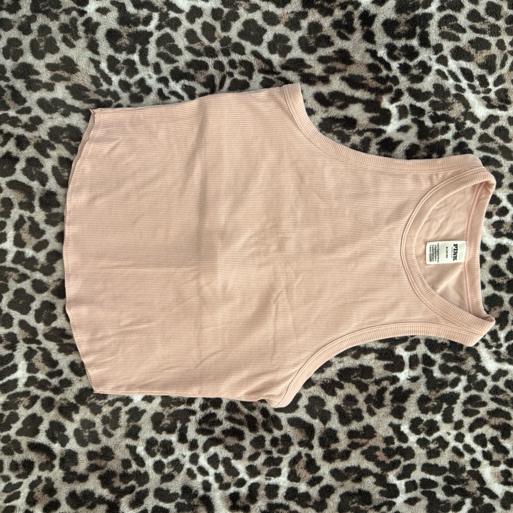 PINK Victoria's Secret Blush Ribbed Tank